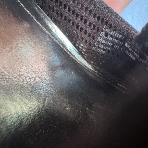 Vintage Y2K Style & Co Brown suede leather loafer heels 🤎 size 6.5 - Picture 8 of 8